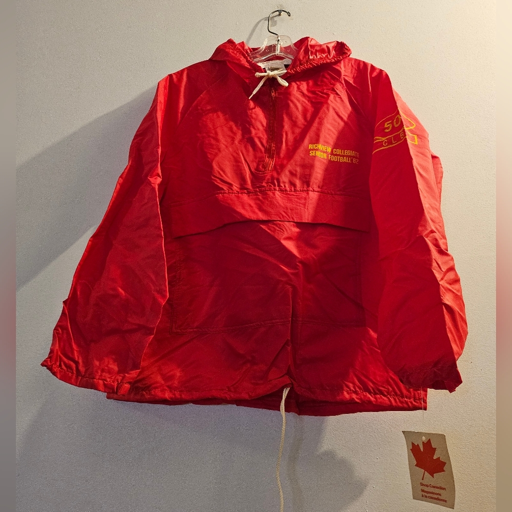 Vintage 1982 Richview Collegiate Senior Football Windbreaker | Size Medium - Picture 3 of 8